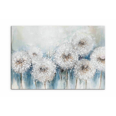  Whimsical Dandelion Botanical Wrapped Canvas Wall Art