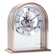 Glam Analogue Metal Tabletop Clock in Rose Gold