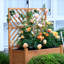 Lit de jardin surélevé en bois-125980746