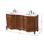 Meuble-lavabo double 66 po en teck-1108507117