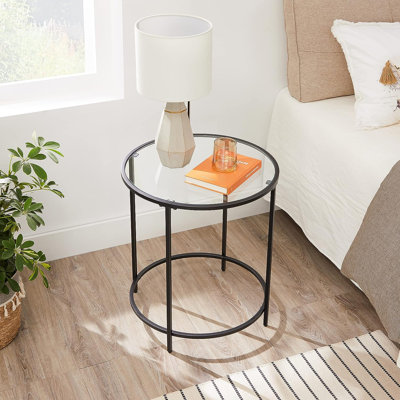 Table de bout en verre Doynton