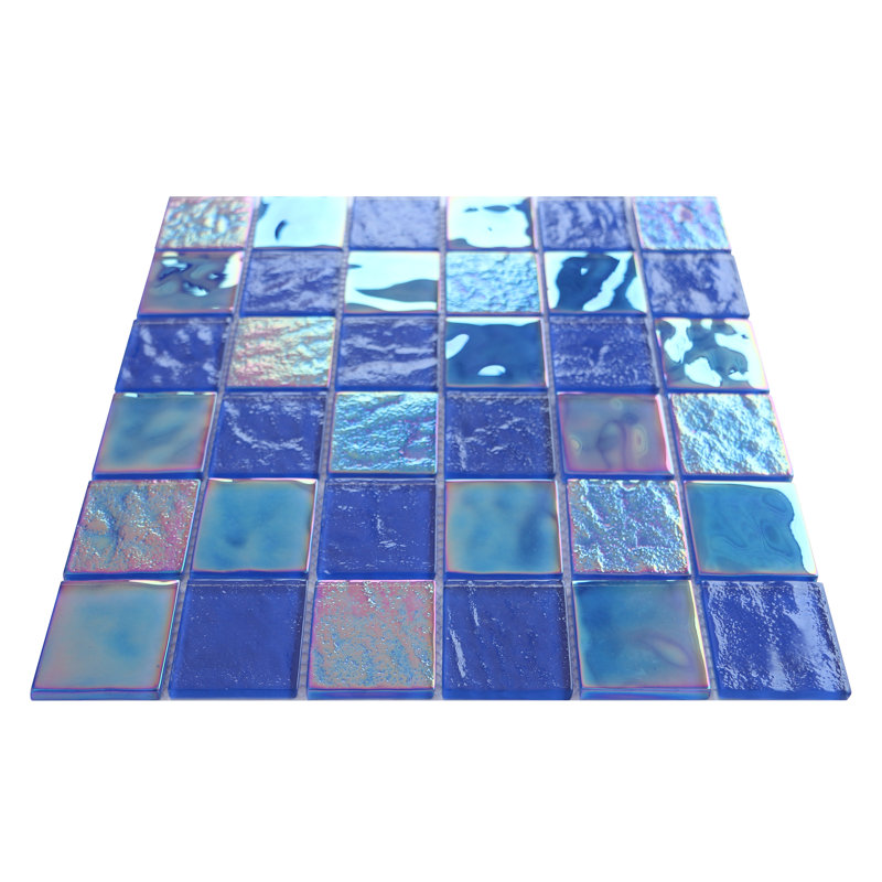 Carreaux de mosaïque en verre 2 "X 2", Bleu