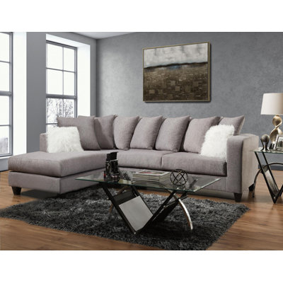 Marcellius Upholstered Corner Chaise Sectional