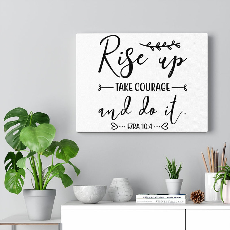 Take Courage - Wrapped Canvas Print, 61cm H x 76cm W