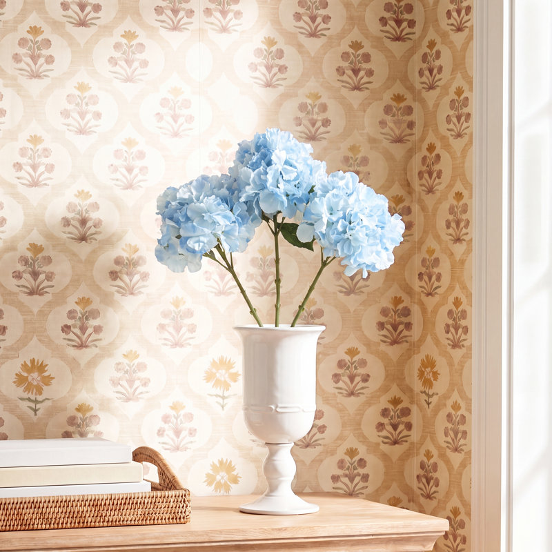 Addison Faux Hydrangea Stems, Blue