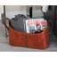 Porte-revues décoratif en forme de boîte incurvée à la main en forme de boîte avec poignées à boucle, 21 po x 9 po x 12 po-718990762
