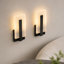 Applique murale carrée à DEL avec télécommande, 10,9 po (H), lampe de chevet-524323860