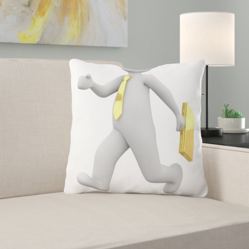 Microsuede Throw Pillow