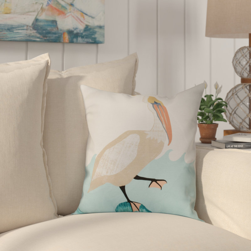Housse de coussin d'extérieur carré Beach Insert, Gris, 16 po x 16 po