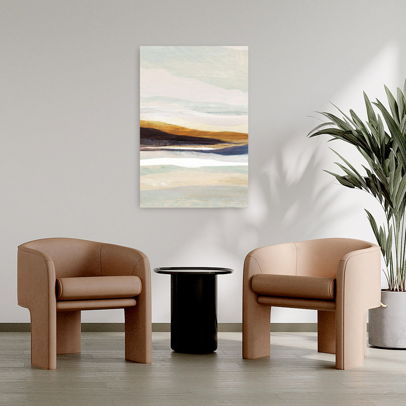 Art contemporain paysage contemporain, H 36 po x l 24 po