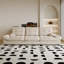Canapé modulaire beige en polyester-1784737564