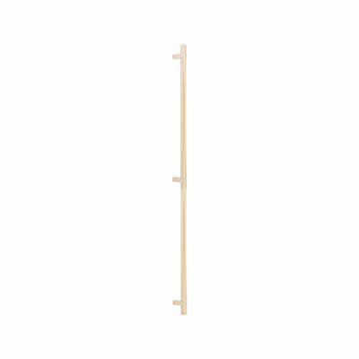 Emtek Select Appliance Pull 36" Center-to-Center w/ Rectangular Bar Stem & Knurled Pull (Back-to-Back Mount)