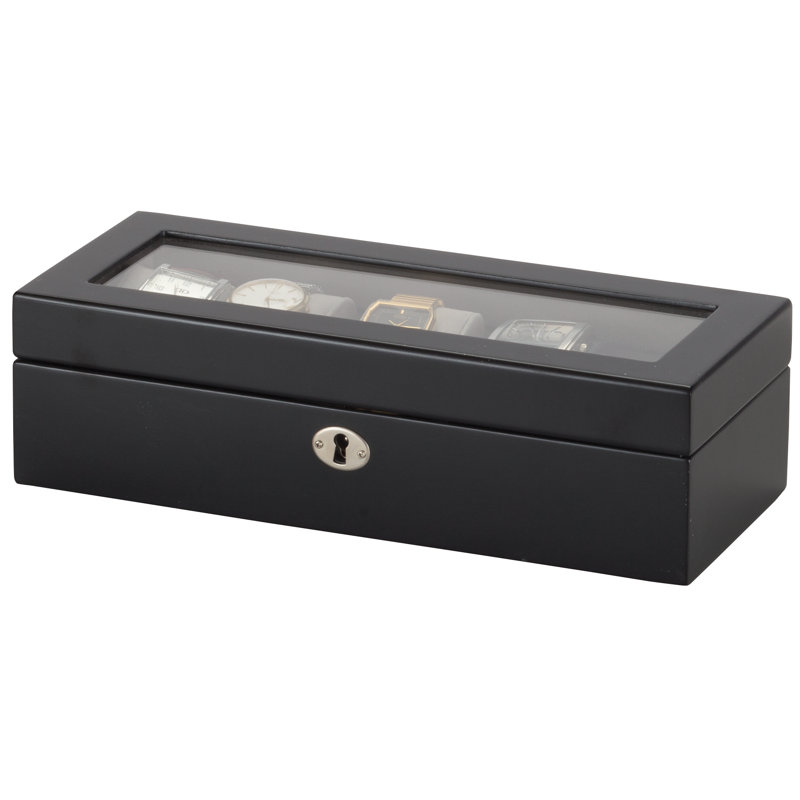 Wood Watch Box + Locking