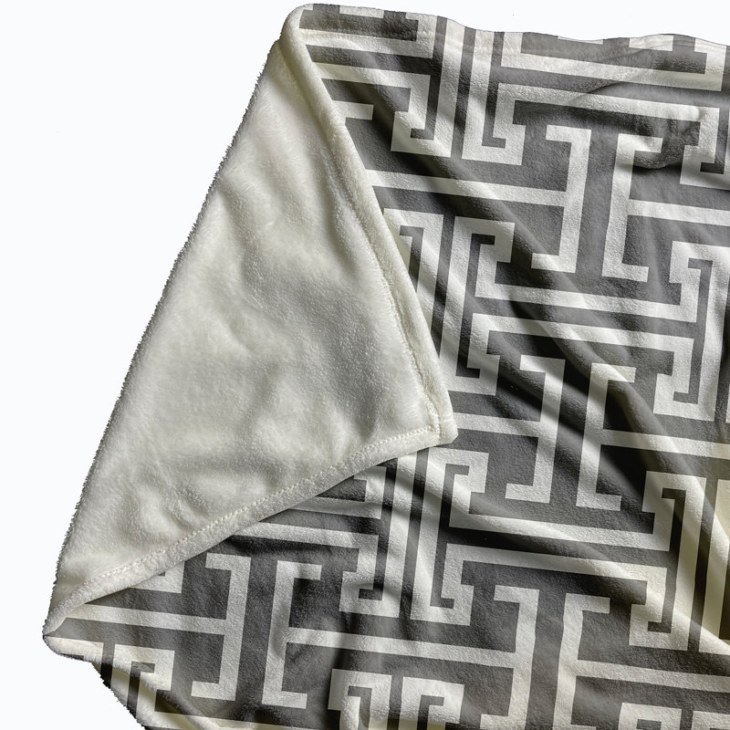 Jordan Geometric Blanket, Grey