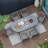 Patio 6 Person Metal Dining Set With Umbrella Hole