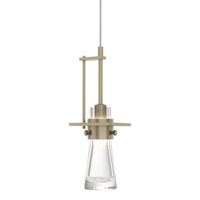Luminaire suspendu en forme de cloche à 1 lumière Erlenmeyer