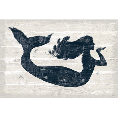 «Driftwood Coast IX Blue» par Sue Schlabach - peinture sur toile tendue