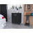 Lewis Storage Cabinet Base, Four Caster, Double Door Cabinet, Two Interior Shelves