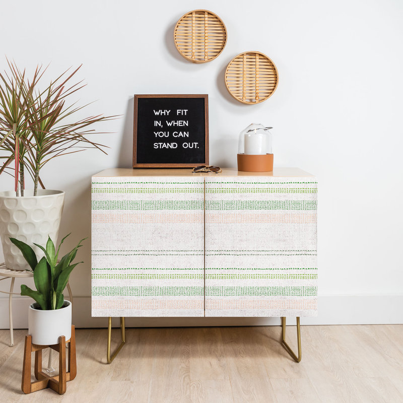 Rudd Accent Cabinet, Birch/Green