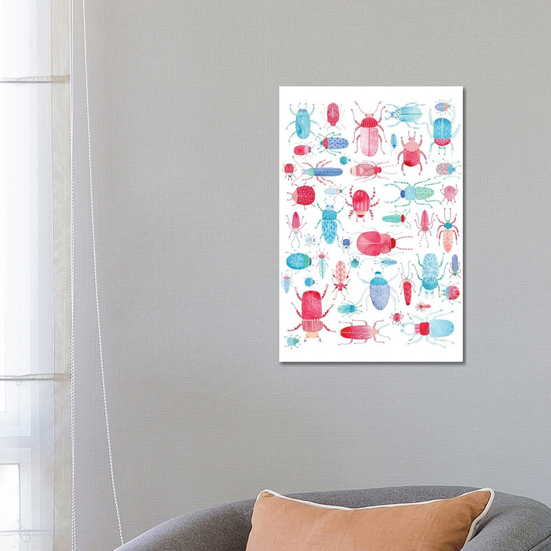 Beetles by Nic Squirrell - Wrapped Canvas Gallery-Wrapped Canvas Giclée, 66.04 cm H x 45.72 cm W