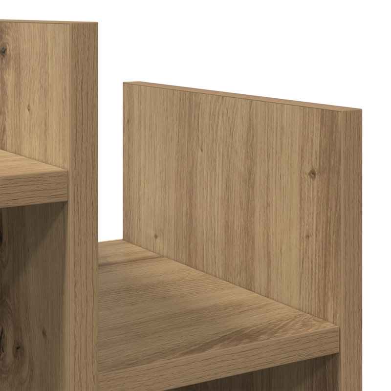 Side Cabinet 60 X 26 X 60 Cm Engineered Wood, Artisan Oak