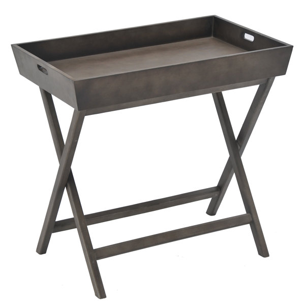 BIRDROCK HOME 25 Butler Tray Table with Removable