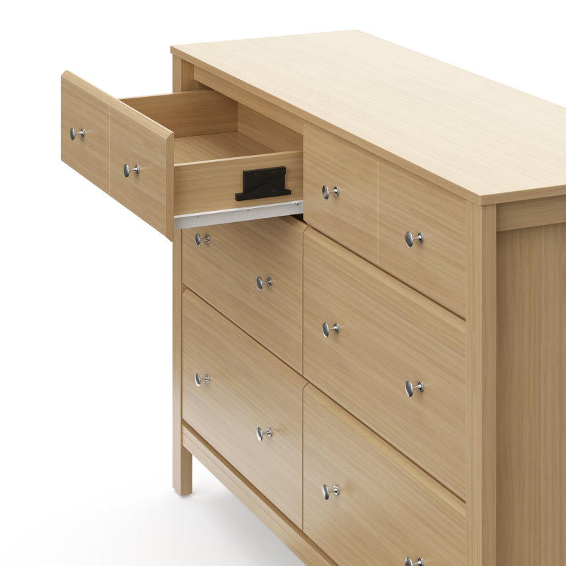 Horizon 6 Drawer Double Dresser