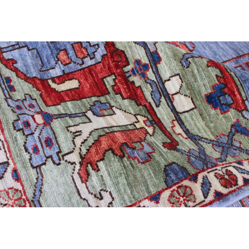 Transitional One-of-a-Kind Rectangle 8'1" X 10'2" Hand Knotted Area Rug