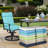 Outdoor High Back Dining Chair Cushion Set-193968242-194026266