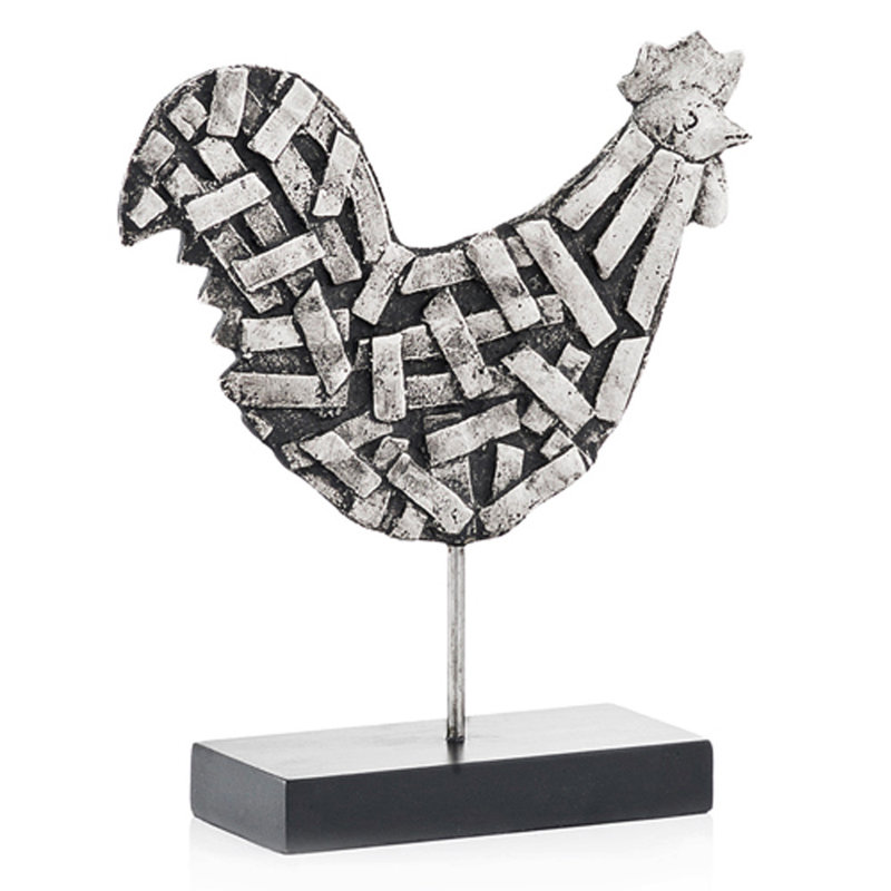 Sculpture de table 11 po Huber, H 10,5 po x l 9,5 po x P 3 po