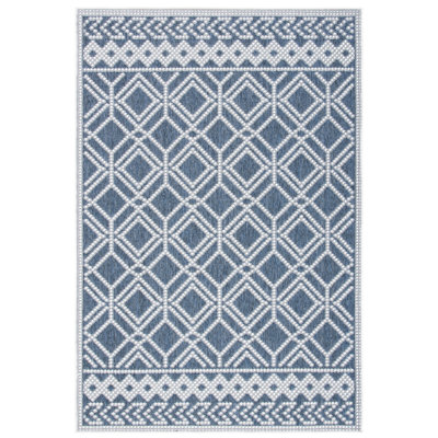 Martha Stewart Indoor Outdoor Performance Machine Washable Geometric Indoor/Outdoor Area Rug