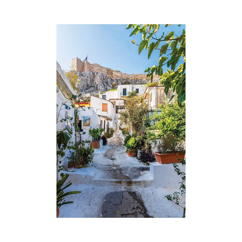 Athens, Greece XI by Nejdet Duzen - Print on Canvas, 66.04 cm H x 45.72 cm W x 1.91 cm D, Wrapped Canvas