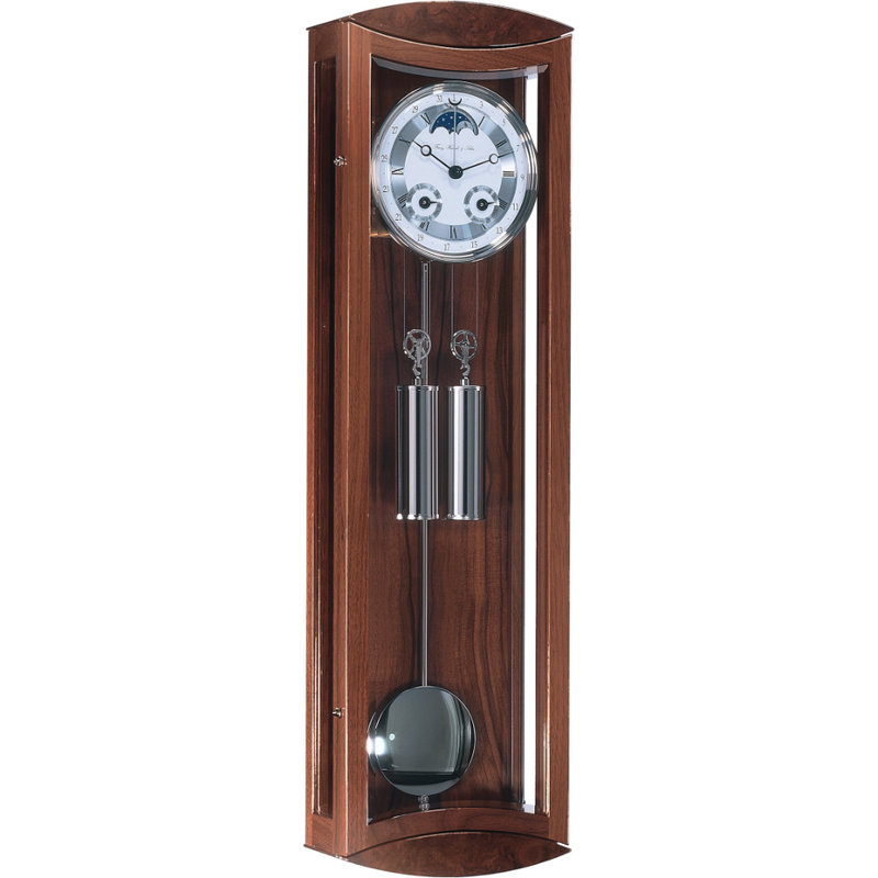 Herrod Wood Wall Clock, Mahogany