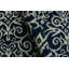 Tapis géométrique bleu / blanc en laine noué à la main 4 pi 2 po x 6 pi 4 po Aadhya