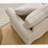 Modular Sectional Sofa Set Convertible L - Shaped 5 - Seat Reversible Rolled Arms Soft Linen