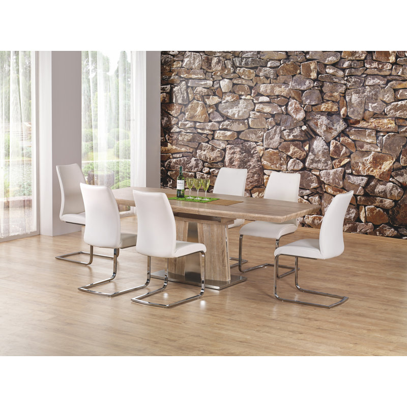 Agni Metal Base Dining Table