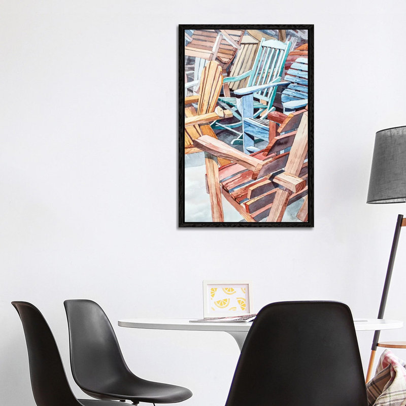 All In The Family by Bill Drysdale - Floater Frame Gallery-Wrapped Canvas Giclée on Canvas, Black Framed