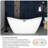 67'' x 30'' Soaking Acrylic Bathtub