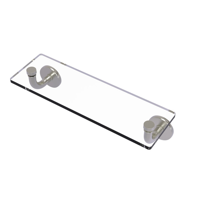Tioga Bracket Shelf, Satin Nickel