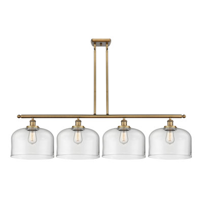 Luminaire suspendu pour îlot de cuisine 4 lumières Lattimer