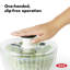 OXO 1045421 Softworks Compact Salad Spinner, 6.7 Quart, Clear