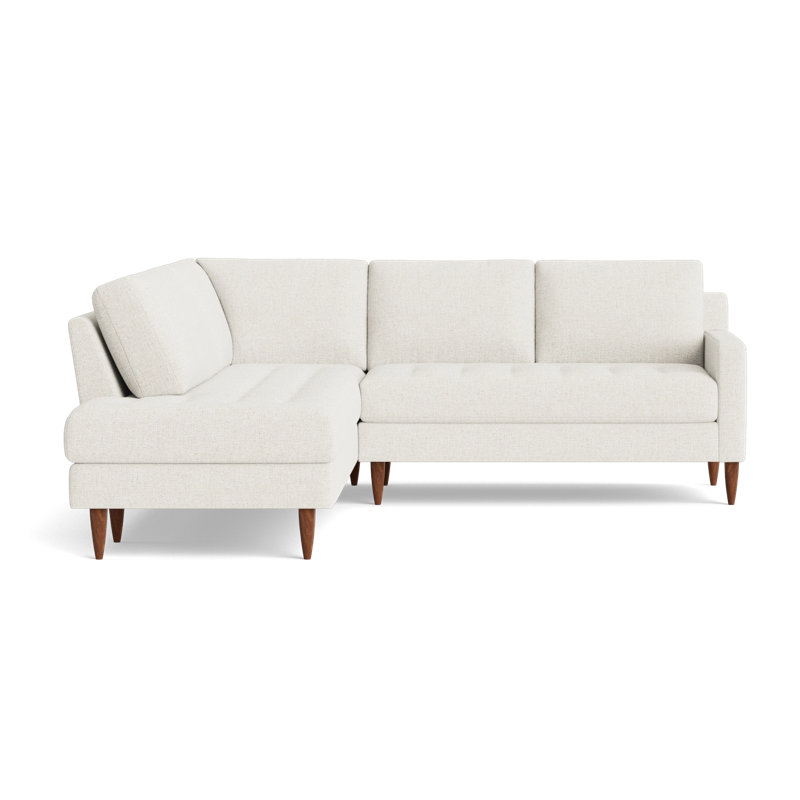 MCM Sectional, Left Hand Facing, Performance Velvet - Denim