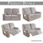 Housse pour fauteuil inclinable en velours extensible-88658840