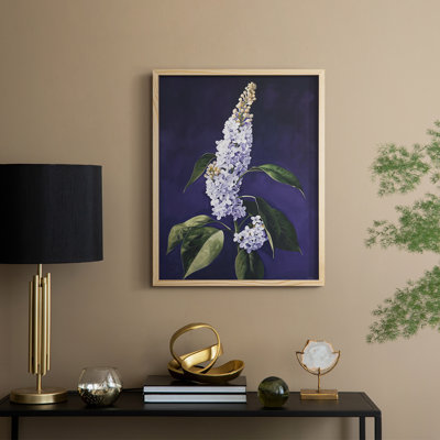 Reproduction encadrée FLORAL Series CCxxviii - bois massif