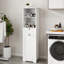 Armoire de trieuse à lessive blanche Space