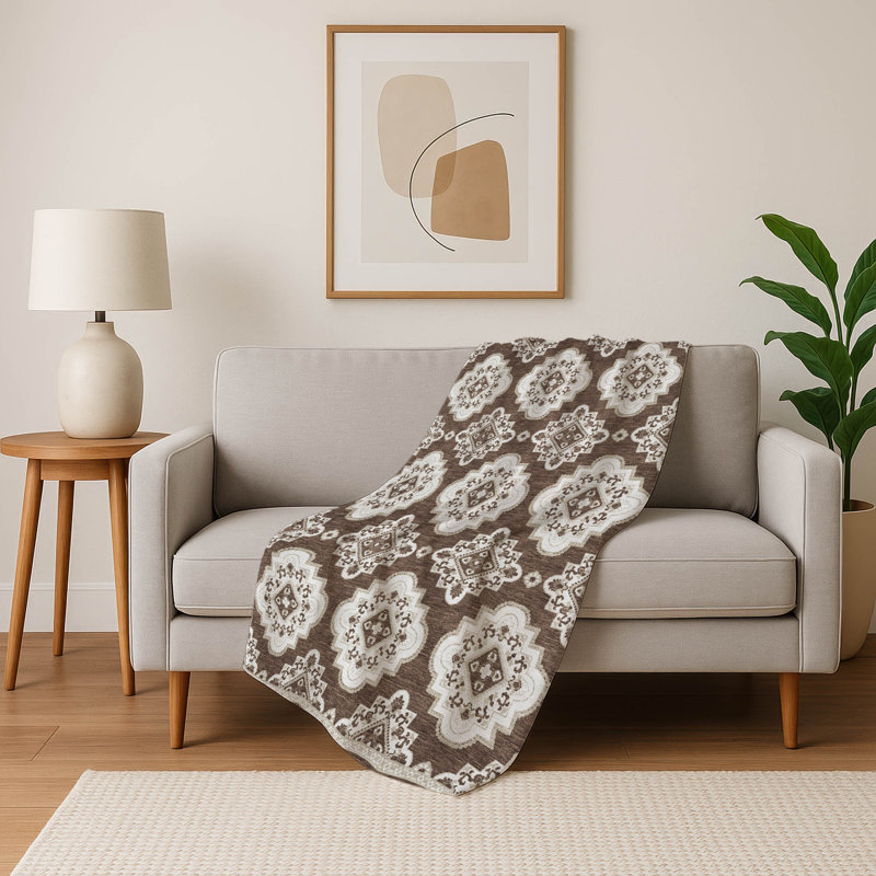 Jeté Sherpa ASB878 Addison, Brun