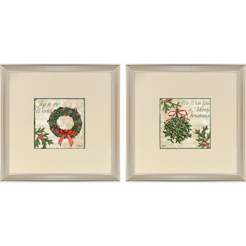 Guirlande de cantiques de Noël encadrée