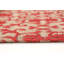 Tapis bleu/rouge handwoven à tissage plat Amata