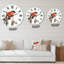Bouvreuil rouge sur une branche - horloge murale traditionnelle-60328265