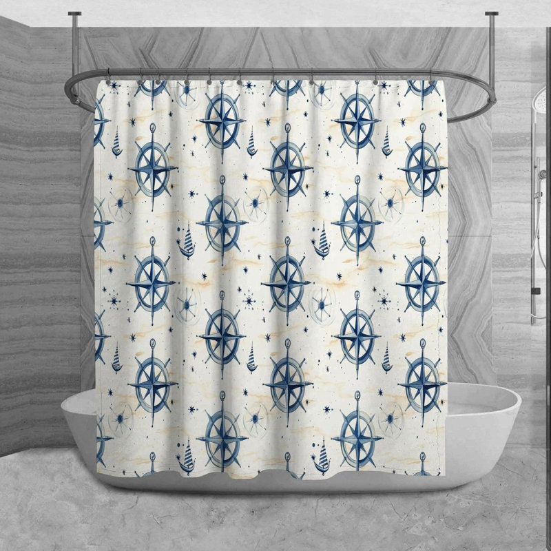 Rideau de douche Yoshie, H 73 po x l 70 po